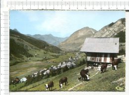 LA CHAPELLE D  ABONDANCE  -   Les  Alpages Et Vue Générale  -   Troupeau De Vaches - La Chapelle-d'Abondance