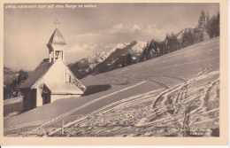 AK Oberstaufen - Bergkapelle Auf Der Hochwiesalpe -Orig.-Photographie (5859) - Oberstaufen