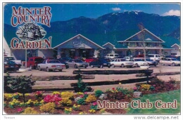 United States, Minter Country Garden, Club Card, Phone Card, 2 Scans. - Autres & Non Classés