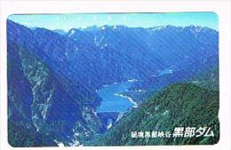 GIAPPONE  (JAPAN) -NTT (TAMURA)  - TELECA CODE 290-21431  MOUNTAINS  - USED - RIF.8252 - Montagnes