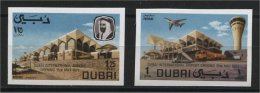 DUBAI, OPENING OF INTERNATIONAL  AIRPORT, FULL SET IMPERFORATED RRR! - Dubai