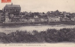 Cp , 27 , PONT-de-l'ARCHE , Vue Générale Prise Du Pont - Pont-de-l'Arche