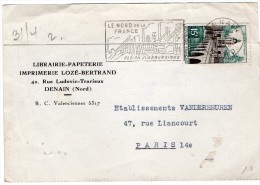 TB 134 - TB Type LE QUESNOY OB DENAIN - Librairie - Papeterie - Imprimerie LOZE X BERTRAND - 1921-1960: Période Moderne