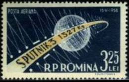 1958 3rd Earth Artificial Satellite - Sputnik III,Romania, Mi.1733,MNH - Neufs