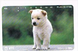 GIAPPONE  (JAPAN) - NTT (TAMURA)  -  CODE 111-024  DOG 1994      - USED - RIF.8319 - Chiens