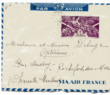 De DAKAR Env . De 194? Pour La France Avec P.A. N°4 - Lettres & Documents