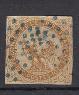 #60# COLONIES GENERALES N° 3 Oblitéré Losange De Points Bleus (Réunion) - Águila Imperial