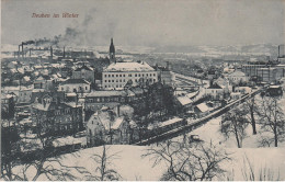 AK Deuben Freital Winter Bahnhof Fabrik Bei Potschappel Hainsberg Rabenau Tharandt Dresden Plauen Possendorf Bannewitz - Freital