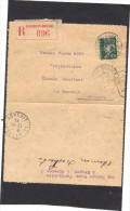 Yvert  521 B Pétain Seul Sur Lettre Recommandée De Bordeaux Bourse 1943 Pour Le Bouscat Gironde - Covers & Documents