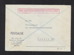 Postsache Deutsche Post Niederlande - Briefe U. Dokumente