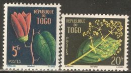 Togo 1959 Mi# 266-267 ** MNH - Flowers - Neufs