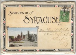 LIVRET CARTE LETTRE CONTENANT 20 VUES FORMAT CPA SYRACUSE (Etats Unis-New York) - Syracuse