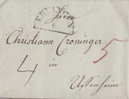 Brief Erlangen 28.6.1838 Halbkreisstempel Ansehen !!!!!!!!!!!! - [Voorlopers