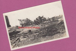 CPA Photo - MENEN / MENIN - Destruction à La Gare - Occupation Allemande - WW1 - Menen