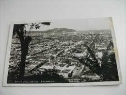 STORIA POSTALE FRANCOBOLLO BRASILE SANTOS PANORAMA FOTO POSTAL COLOMBO - Sonstige