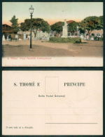 PORTUGAL -  SÃO TOMÉ E PRINCIPE [ 0106 ] - PRAÇA MOUSINHO DE ALBUQUERQUE - Sao Tome Et Principe