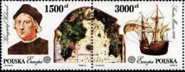 1992 - Polonia 3178/79 Scoperta Dell'America ---- - Christopher Columbus