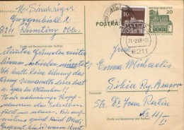 Germany/Republic - Stationery  Postcard ,circulated In 1968 -  P87 - Postcards - Used