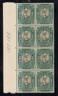 SOUTH AFRICA UNION, 1947, Mint  Never Hinged Stamp(s), Springbok (block Of 8) Nrs 187-188 #372 - Unused Stamps