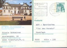 Germany/Republic -   Stationery Postcard ,circulated In 1978 -  P124,Dieburg City Park And Garden - Postcards - Used