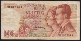 België 50 Frank 14-5- 1966 -NO: 0942 N 574 - 50 Francs