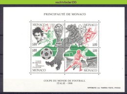 Mtz053 SPORT WK VOETBAL SOCCER WORLD CHAMPIONSHIP FOOTBALL ITALIA FUSSBALL WELTMEISTERSCHAFT MONACO 1990 PF/MNH - 1990 – Italien