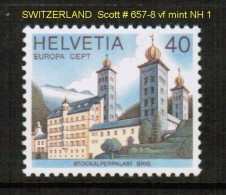 SWITZERLAND    Scott  # 657-8**  VF MINT NH - Ungebraucht
