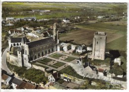 CPSM LE GRAND PRESSIGNY (Indre Et Loire) - Vue Aérienne L'ancien Château Le Donjon Et La Tour Vironne - Le Grand-Pressigny