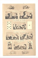 Les Joueurs De Cartes - Cards Players - La Manille - Jeux - Sous Forme De BD Humoristique  (1741) B150 - Carte Da Gioco