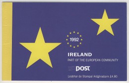 Ireland 1992 European Community Stamp Booklet MNH(**) - Cuadernillos