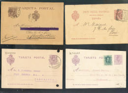 Lot De 15 Anciens Entiers Postaux Espagne - 1850-1931