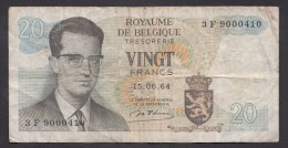 België Belgique Belgium 15 06 1964 20 Francs Atomium Baudouin. 3 F 9000410 - 20 Franchi