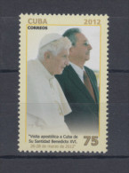 2012.88 CUBA MNH 2012 POPE BENEDICTUS XVI VISIT RAUL CASTRO. PAPA BENEDICTO XVI. VATICAN CITY. VATICANO. - Neufs