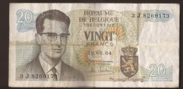 België Belgique Belgium 15 06 1964 20 Francs Atomium Baudouin. 3 J  8269173 - 20 Francos