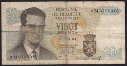 België Belgique Belgium 15 06 1964 20 Francs Atomium Baudouin. 3 M 0795918 - 20 Francos