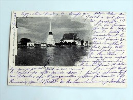 Carte Postale Ancienne : THAILANDE : Wat Paknam, Photo By J. Antonio , Bangkok - Thaïlande