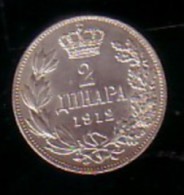 SERBIA - 1912 - King Petar - 2Lv Silver - Serbien