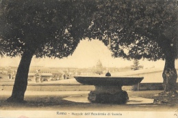 Roma - Piazzale Dell'Accademia Di Francia - Ed. Brunner & Co. 1929 - Places