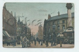 Sheffield (Royaume-Uni, Yorkshire) :Omnibus With Horse Moorhead Env 1909 (lively) PF. - Sheffield