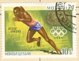 Mongolei Olympische Spiele 1936 Gest. Jesse Owens 4-facher Olympiasieger Leichtathletik - Ete 1936: Berlin