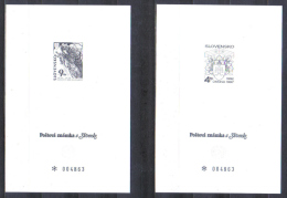 Slovakia Blackprints    Constitution + Slovak Year 1997 - Imprint + The Same Numbers - Cartas & Documentos