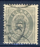 ##C2719. Iceland 1876. Michel 7A (14 X 13½). Cancelled(o) - Usati