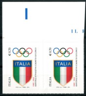 ITALIA / ITALY 2014** - Comitato Olimpico Nazionale Italiano - Coppia  MNH Autoadesiva  Come Da Scansione - 2011-20: Mint/hinged