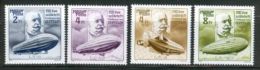 HUNGARY 1988 TRANSPORT Vehicles DIRIGIBLES CEPELINS - Fine Set MNH - Ungebraucht