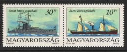 HUNGARY 1993 TRANSPORT Boats SHIPS - Fine Set MNH - Unused Stamps