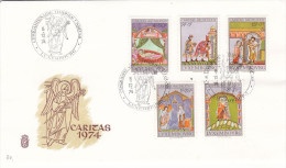 Religieux - Caritas - Luxembourg - Lettre De 1974 - Brieven En Documenten