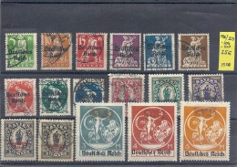 140013768  ALEMANIA  IMPERIO  YVERT  Nº  196/213  USED/MH  (EXCEPT  204 & 207) - Sonstige & Ohne Zuordnung