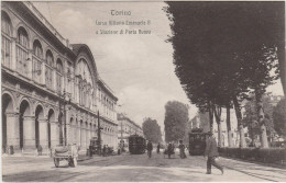 Torino - Corso Vittorio Emanuele II E Stazione Di Porta Nuova - Transports