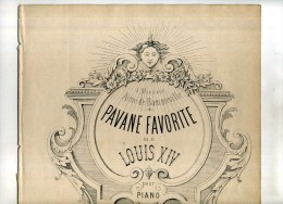 - PAVANE FAVORITE DE LOUIS XIV POUR PIANO . F. BRISSON . - Instruments à Clavier