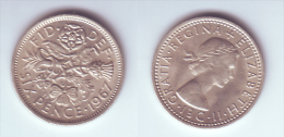 Great Britain 6 Pence 1957 - H. 6 Pence